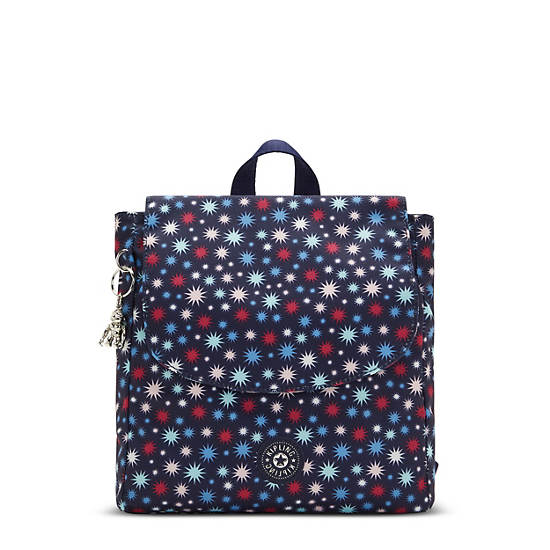 Sacs À Dos Kipling Dannie Printed Small Bleu | FR 1668ZU
